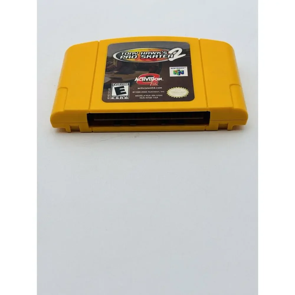 TONY HAWK'S PRO SKATER 2 Nintendo 64 N64 ~Authentic, Cleaned & Tested Cart Only